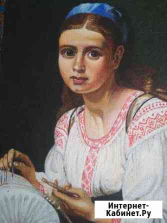 Картина (масло) в рамке Омск