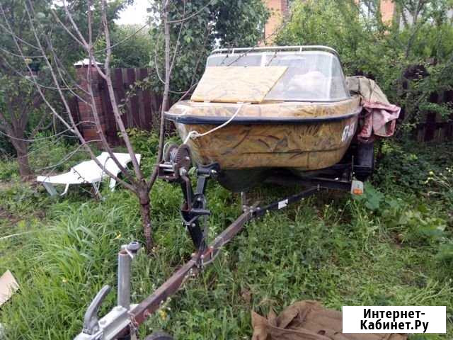 Лодка лиман 450 2014 года пластик мотор Меркури 40 Витязево - изображение 1