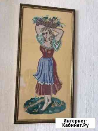 Картина-вышивка в раме Екатеринбург