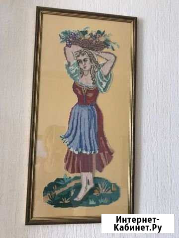 Картина-вышивка в раме Екатеринбург - изображение 1