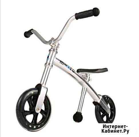 Беговел Micro G-Bike Chopper серебристый Красногорск