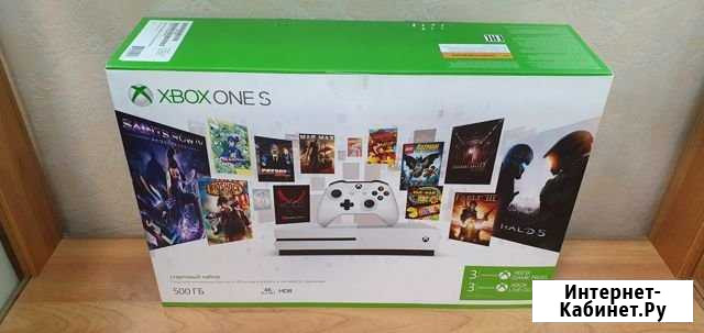 Xbox One S 500Gb в упаковке с играми в комплекте Пенза - изображение 1