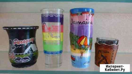 Рюмки стопки из разных стран и городов 5 Рязань