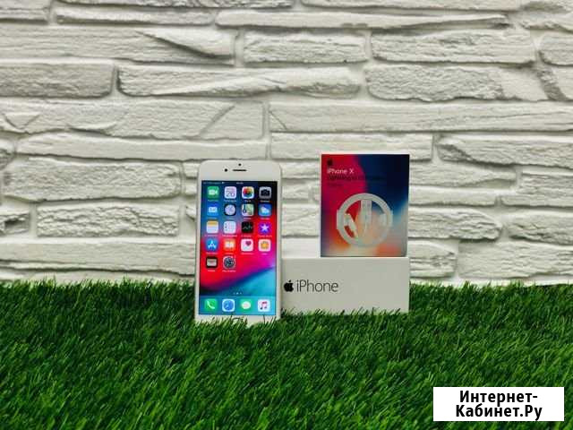 iPhone 6 64Gb Silver (Б/Отпечатка) Б/У Омск - изображение 1