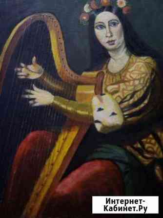 Картина (масло) в рамке Омск