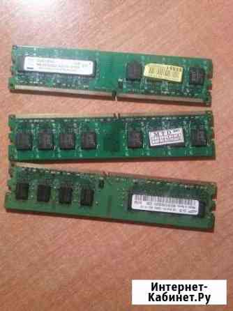 Оперативная память 3шт по 1гб DDR2 Ижевск