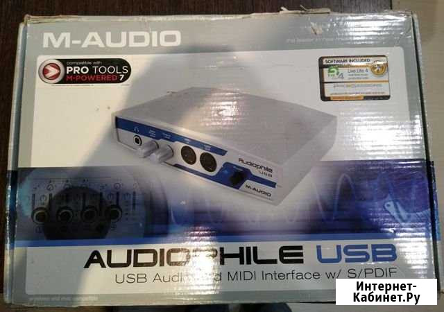 Звуковая карта M-Audio Audiophile USB Тобольск - изображение 1