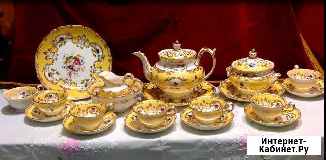 Антиквариат, сервиз, Англия 1830-40 гг Махачкала - изображение 1