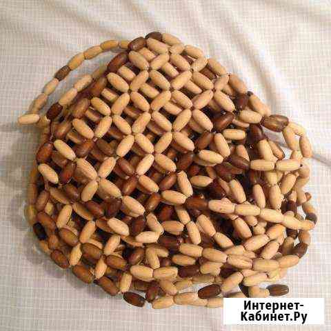 Штора декоративная из деревянных бусин на дверь Брянск