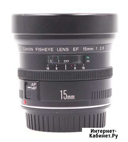 Объектив комиссионный Canon EF 15mm f/2.8 Fisheye Красноярск - изображение 1