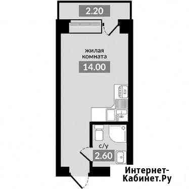 Студия, 18.8 кв.м., 1/3 эт. Михайловск