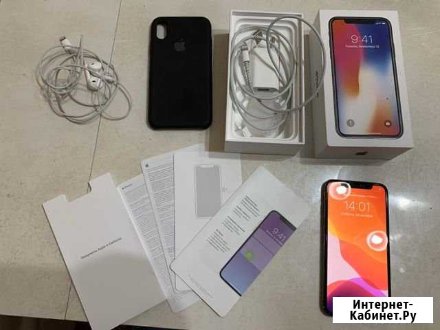 iPhone X Space Gray 2 месячный на гарантии Чебоксары - изображение 1