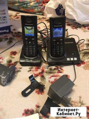 Беспроводной радио телефон Panasonic с 2-мя трубка Санкт-Петербург - изображение 1