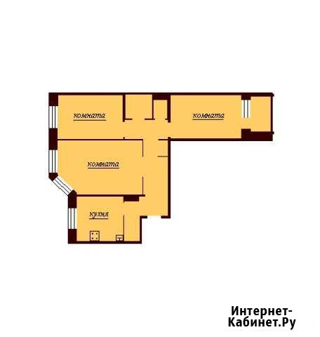 3-к квартира, 69 кв.м., 7/10 эт. Надым - изображение 1