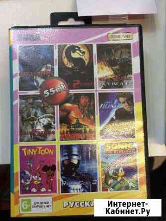 Картриджи Sega 55в1 MK 1,2,5,6,3 ULT/tiny toon Дзержинск