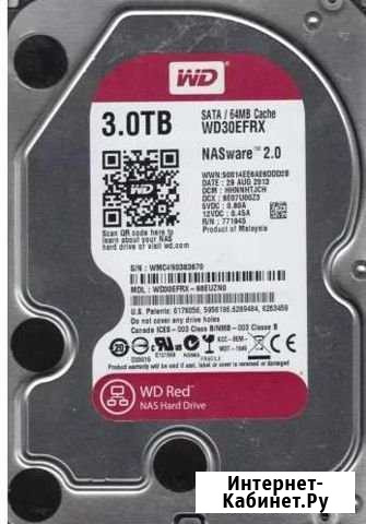 WD Red WD30efrx 3 тб Мурманск - изображение 1