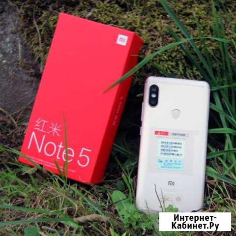 Xiaomi Redmi Note 5 Global 4/64Гб Золотой Калининград - изображение 1
