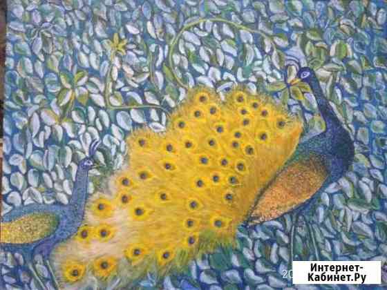 Картина (масло) в рамке Омск