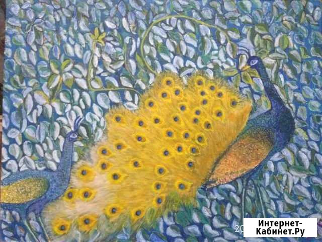 Картина (масло) в рамке Омск - изображение 1