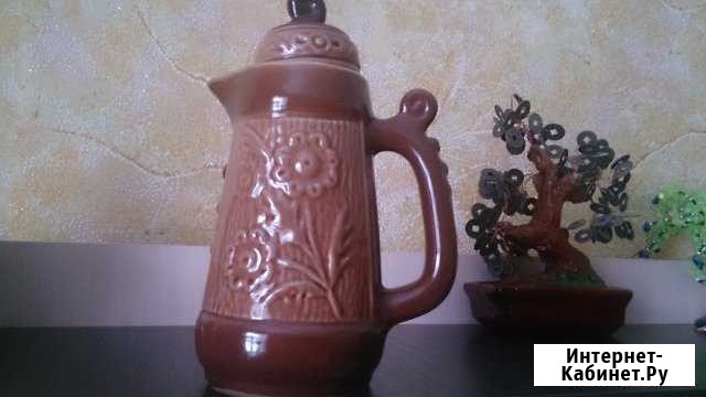 Чайник-кувшинчик фарфоровый с крышкой Бугульма - изображение 1