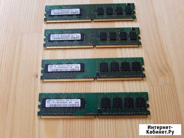 Оперативная память SAMSUNG 512MBx4 PC2-5300U-555 Белгород - изображение 1