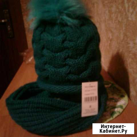 Новый комплект шапка и снуд Иваново - изображение 1