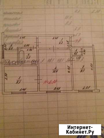3-к квартира, 49 кв.м., 1/2 эт. Кандалакша - изображение 1