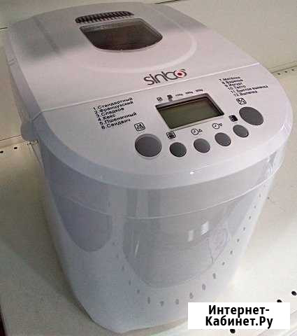 Новая функциональная хлебопечь Sinbo. До 900 грамм Оренбург - изображение 1