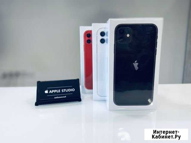 iPhone 11 64Гб Чёрный/оригинал/магазин/кредит Волгоград - изображение 1