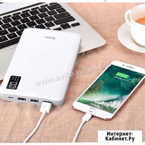 Повербанк Hoco b24. 30 000 mAh цвет белый Ярославль - изображение 1