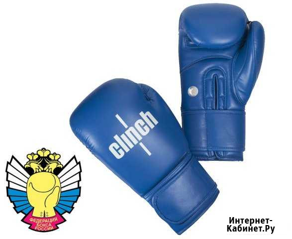 Перчатки боксерские clinch olimp синие Киров - изображение 1