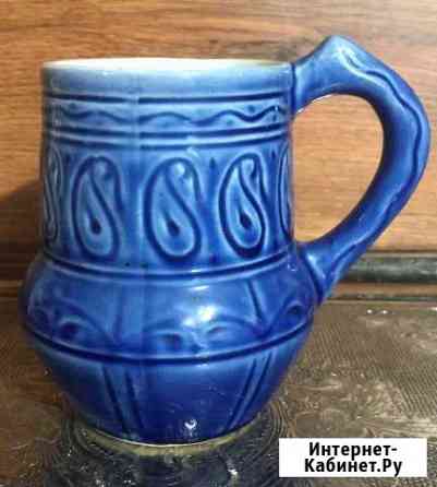 Фаянсовая кружка, СССР с клеймом 60-х годов Пенза