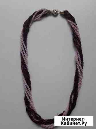 Бусы из мелкого бисера с нитями крупных Ульяновск