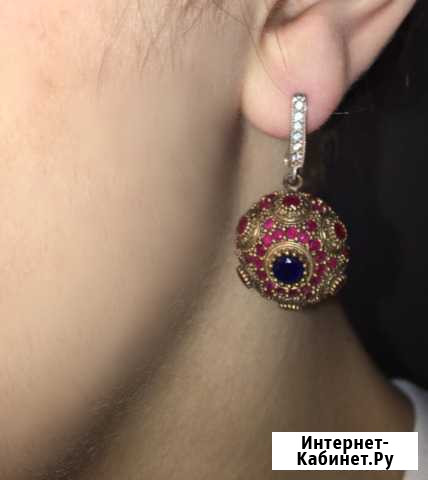 Серьги серебро. 925 пробы Ставрополь - изображение 1
