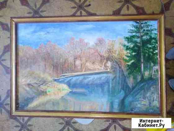 Картина написанная маслом Калуга