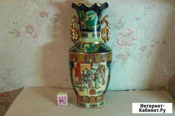 Ваза, Китай, 70-е, ручная роспись Киров