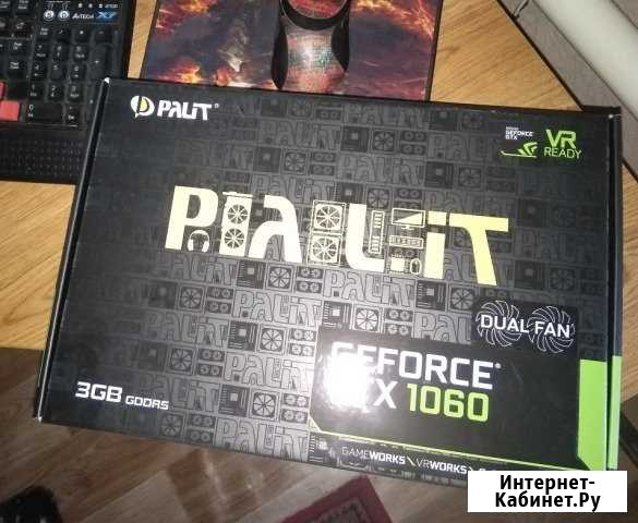 Видеокарта Palit GeForce GTX 1060 3GB dual Астрахань - изображение 1