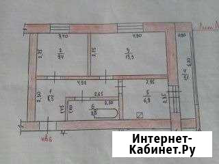 2-к квартира, 42 кв.м., 2/2 эт. Измалково - изображение 1