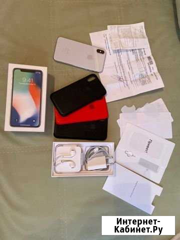 iPhone X silver 64 Gb Калуга - изображение 1