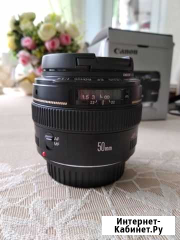 Новый Объектив canon EF 50mm f/1.4 USM Ярославль - изображение 1