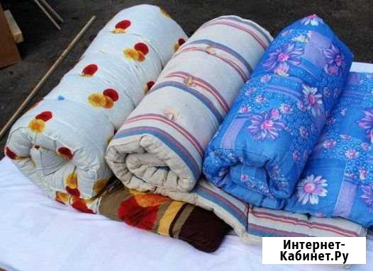 Матрас ватный, комплект белья для рабочего Видное - изображение 1