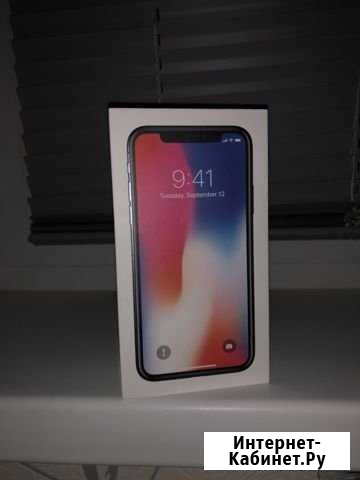 iPhone X 64 гб чёрный Уфа - изображение 1