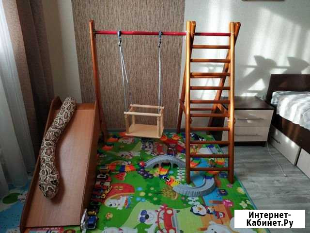Детская горка с качелями и лесенкой Мытищи - изображение 1