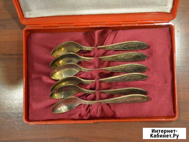 Ложечки кофейные. Мельхиор Киров - изображение 1