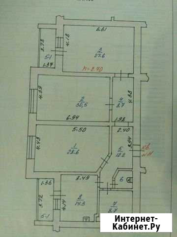 3-к квартира, 137.4 кв.м., 4/9 эт. Железногорск - изображение 1