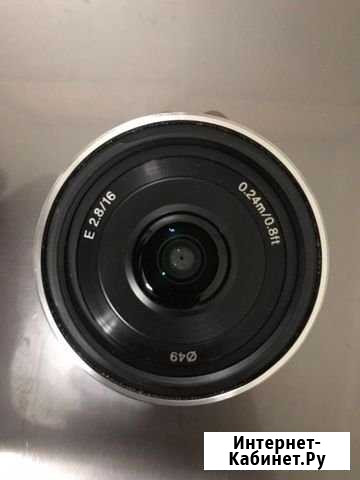 Объектив Sony 16mm f/2.8 E (sel-16F28) Новороссийск - изображение 1