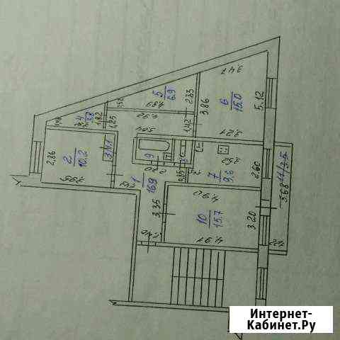 3-к квартира, 83 кв.м., 4/5 эт. Обнинск