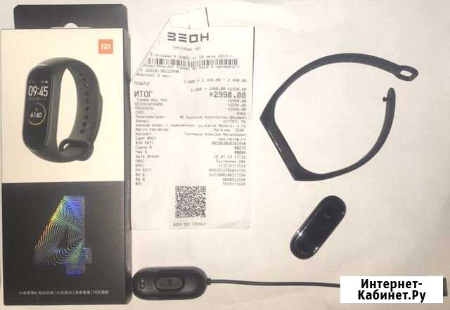 Браслет mi band 4 Новый - изображение 1