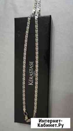 Цепь серебрянная 50см Кошачий глаз Омск