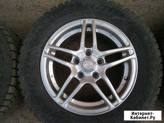 R15 205/65, 5*112, et40,резина matador sibir ice 2 Киров - изображение 1